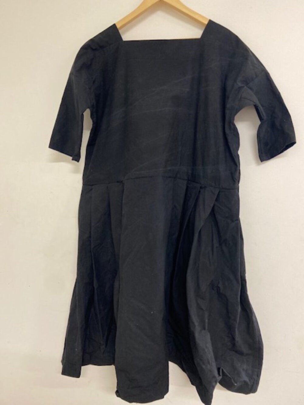 Ricorrrobe Black Waxed Cotton dress M